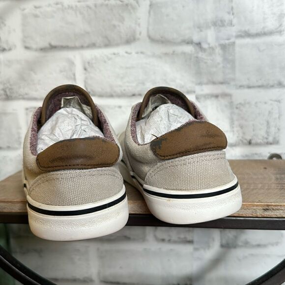 Maui and Sons Canvas Lace Up Sneakers Size 1 Surf Beach - Picture 5 of 8